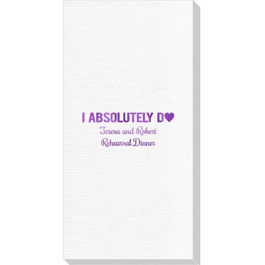 I Absolutely Do Deville Guest Towels